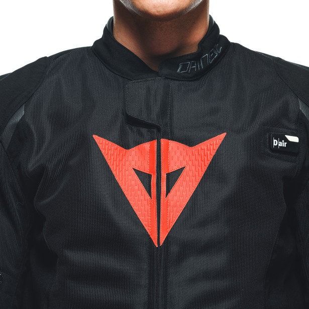 Dainese Smart Jacket LS Sport Black/Fluo-Red : Delivery in 5 days
